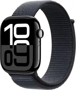 APPLE Watch Series 10 GPS + Cellular 46mm Jet Black Aluminium Case with Ink Sport Loop