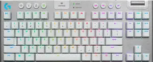 LOGITECH G915 X LIGHTSPEED Wireless Gaming Keyboard - WHITE - US INT'L - 2.4GHZ/BT - EMEA28i-935 - TACTILE