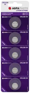 AgfaPhoto Batterie Knopfzelle CR1220 3V Extreme Lithium 5St.