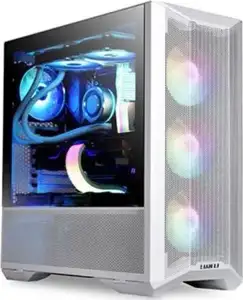 Case Lian Li LANCOOL II Mesh C RGB Snow Edition, ATX, Midi-Tower, Tempered Glass, White