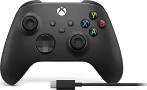 Gaming kontroler Microsoft Xbox Wireless Controller + USB-C Kabel Black, 1V8-00002