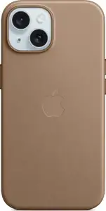 Apple iPhone 15 FineWoven Case with MagSafe taupe
