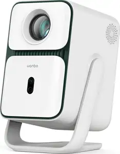 Wanbo T2 Ultra White Projector | 500 ANSI, 1080p Full HD, Android TV 11, Gimbal