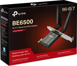 TP-Link BE6500 Internal WLAN / Bluetooth 2880 Mbit/s