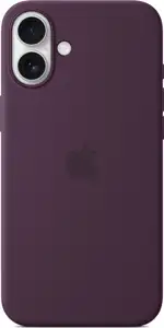 Apple iPhone 16 Plus Silicone Case with MagSafe plum
