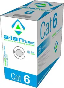 A-LAN KIU6PVC305 networking cable Grey 305 m Cat6 U/UTP (UTP)