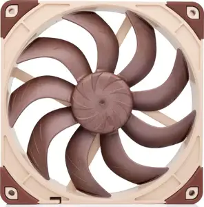 Noctua NF-A14X25 G2 LS-PWM computer cooling system Computer case Air cooler 14 cm Beige, Brown 1 pc(s)