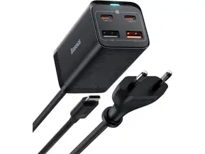 Punjač Baseus GaN3 Pro 2x USB-C + 2x USB 100W crni