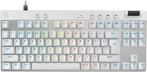 Keyboard Logitech G PRO X TKL RAPID, White, USB, SLO g.