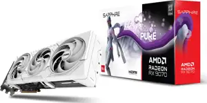 Grafička kartica Sapphire PURE Radeon RX 9070 16GB OC (bijela)