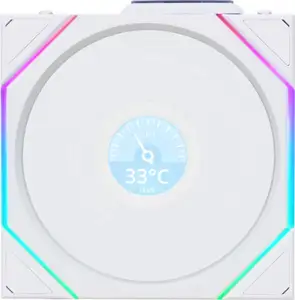 Fan Lian Li UNI FAN TL Wireless LCD 120 Reverse Blade ARGB PWM 120mm, white