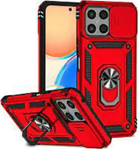 MM TPU POCO X7 PRO ANTI-SHOCK WITH RING crvena