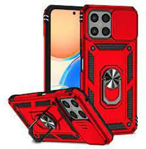 MM TPU XIAOMI REDMI NOTE 14 PRO- 4G ANTI-SHOCK WITH RING crvena