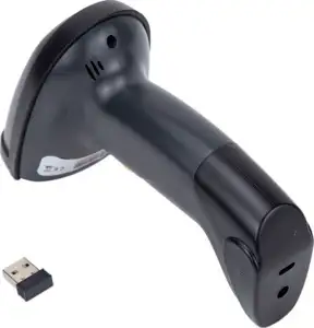 Barkod skener Equip 2D Laser bežični 2.4GHz s postoljem, crni