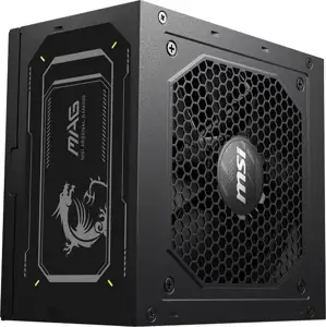 Napajanje MSI MAG A850GL PCIE5 II 850W 80Plus Gold ATX 3.1 potpuno modularno 120mm ventilator, crno