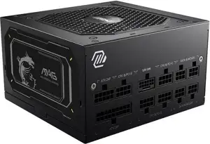 Napajanje MSI MAG A750GL PCIE5 II 750W 80Plus Gold ATX 3.1 potpuno modularno 120mm ventilator, crno