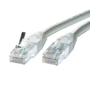 Kabel mrežni Roline UTP Cat.5e, 1.0m, sivi