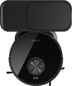 Robot Cleaner w/Dust Collector, black, 2in1 and dust tank, 4000pa, 3200mAh battery