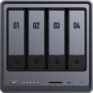 URGREEN NASYNC DXP4800 for 4+2 disks, Intel N100, 8GB DDR5, 2.5GBE Network