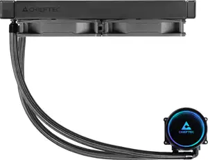 Vodeno hlađenje Chieftec Iceberg 240 DARK Multi Cooler, kompatibilno s 1700, 1200, 1150, 1151, 1155, 1156, 1200, AM5/AM4/AM3+/AM2+/AM2