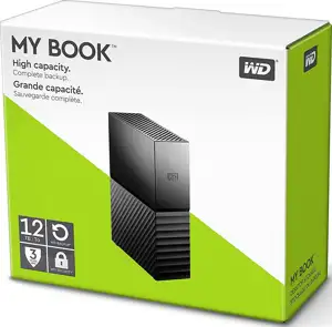 WD My Book 22TB USB3.2 Gen 1 HDD with password protection and backup software