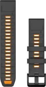 Zamjenski remen za Garmin Fenix 8 Graphite/Spark Orange, 010-13392-05