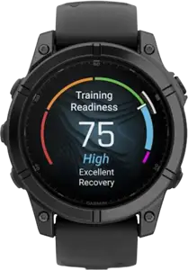 Pametni sat Garmin Fenix E 47mm AMOLED Slate Gray Steel s crnim remenom, 010-03025-01