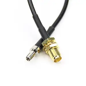 Transmedia Pigtail adapter TS9 plug to SMA socket