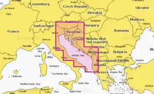 Karta navigacijska PROMO NAVIONICS+ Regular Jadransko more (Italy, Adriatic sea)