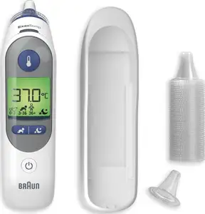 Termometar Braun ThermoScan 7+ infracrveni za uho, White/Blue