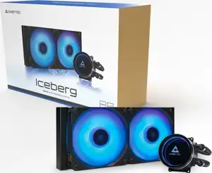 Vodeno hlađenje Chieftec Iceberg 240 RGB Multi Cooler, kompatibilno s 1700, 1200, 1150, 1151, 1155, 1156, 1851, AM5/AM4/AM3+/AM2+/AM2