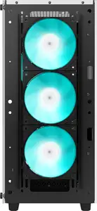 Case DeepCool CC560 WH V2, ATX, LED, Tempered Glass, White