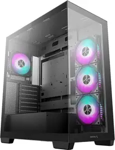Case DeepCool CG580 4F, ATX, Midi-Tower, Tempered Glass, Black