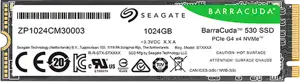 SSD SEAGATE BarraCuda 530 1.024TB M.2 2280-S2 PCIe Gen4 x4 NVMe 2.0, Read/Write: 7400/6100 MBps, TBW 600
