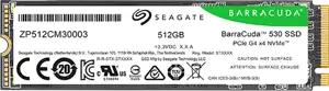 SSD SEAGATE BarraCuda 530 512GB M.2 2280-S2 PCIe Gen4 x4 NVMe 2.0, Read/Write: 7200/4300 MBps, TBW 300