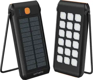 4smarts Solar Powerbank TitanPack Flex 10000mAh black 456301