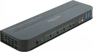 DeLOCK 11484 KVM Switch 4x DP 1.4 8K 30Hz USB3.0 Audio