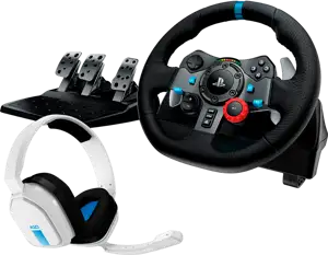 Logitech G29 Wheel + Astro A10 PS4 Headset White