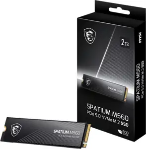 MSI Spatium M560 PCIE 5.0 NVME M.2 1TB PCI Express 5.0 3D NAND