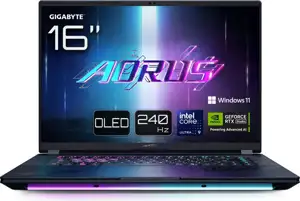 Prijenosno računalo AORUS MASTER 16 BYHC5DEE65SP (grau, Intel® Core? Ultra 9 275HX, NVIDIA GeForce RTX 5080, 32 GB DDR5, 2 TB (1 TB SSD & 1 TB SSD), Windows 11 Pro 64-Bit)