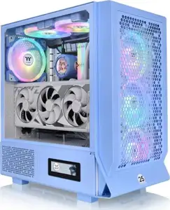 Kućište Thermaltake Ceres 330 TG ARGB, Light Blue, Tempered Glass