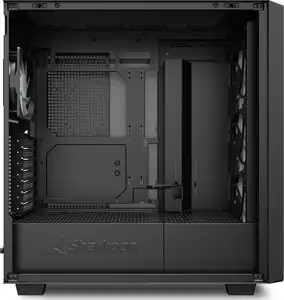 Kućište Rebel C70G RGB, Black, Tempered Glass