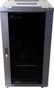 Extralink Floor Cabinet 22U, 600x800, Black