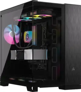 Corsair CC-9011283-WW computer case Midi Tower Aluminium, Black