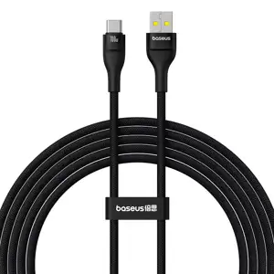 Baseus Flash 2 USB A to USB C fast charging cable 2 m 100 W Black