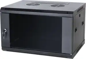 NaviaTec Wall Cabinet 6U 540 x 450mm, disassembled QA-54B, Black