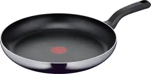 Tefal D52608 Resist Pfannen 32cm mit Spiegel-Effekt, black