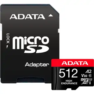 High Endurance 512 GB microSDXC (UHS-I U3, Class 10, V30, A2)