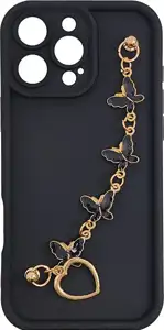 MM TPU IPHONE 16 PRO MAX SILICONE CANDY WRIST STRAP Bl Butterfly