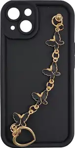 MM TPU IPHONE 13 6.1 SILICONE CANDY WRIST STRAP Bl Butterfly